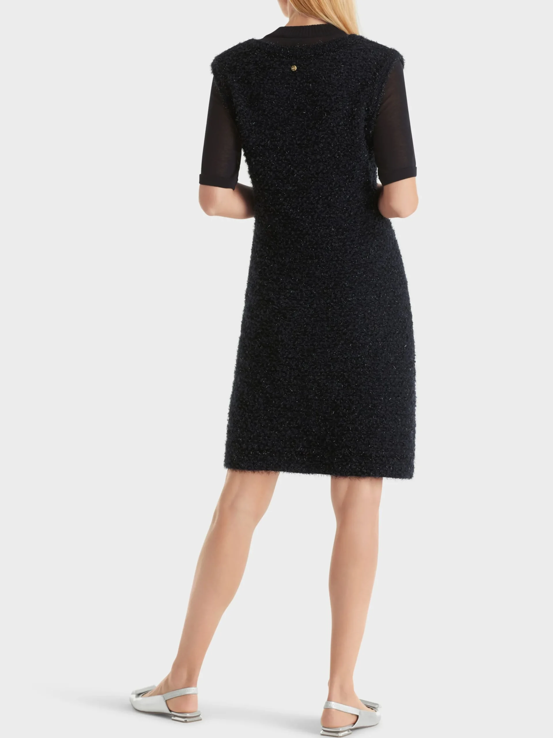 Marc Cain Kleider|Strick-KNITTED IN GERMANY KLEID midnight blue