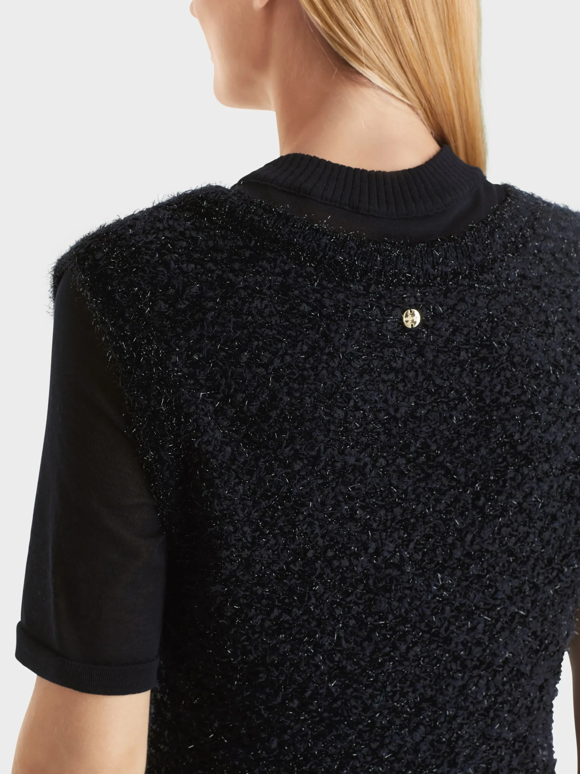 Marc Cain Kleider|Strick-KNITTED IN GERMANY KLEID midnight blue