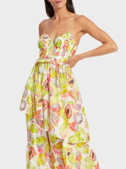 Marc Cain Kleider-KORSAGENKLEID pale lemon