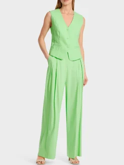 Marc Cain Hosenanzüge|Jacken-KÖRPERNAHE WESTE light apple green