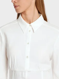 Marc Cain Blusen & Tuniken-KURZE BLUSE IM 30IES-VINTAGE-STYLE off-white