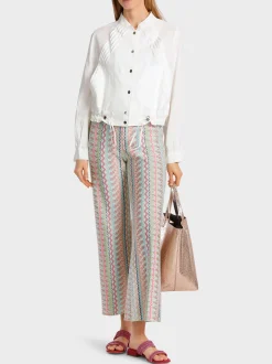 Marc Cain Jacken-KURZE JACKE MIT TAILORING-DETAILS off-white