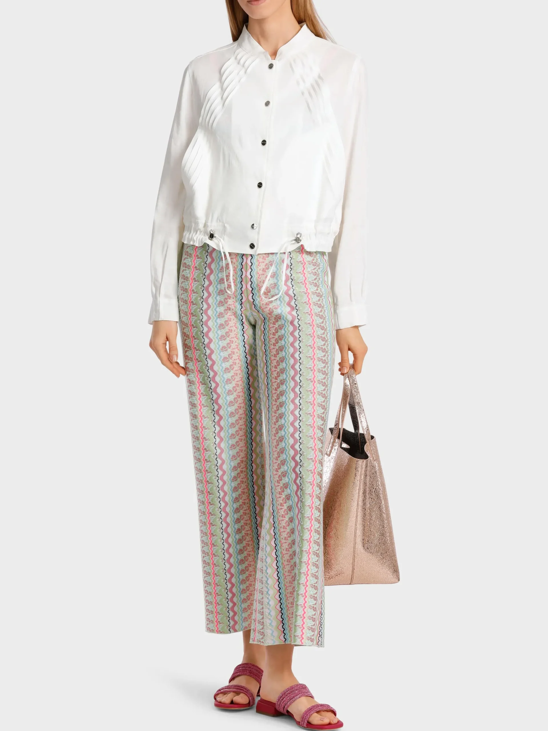 Marc Cain Jacken-KURZE JACKE MIT TAILORING-DETAILS off-white