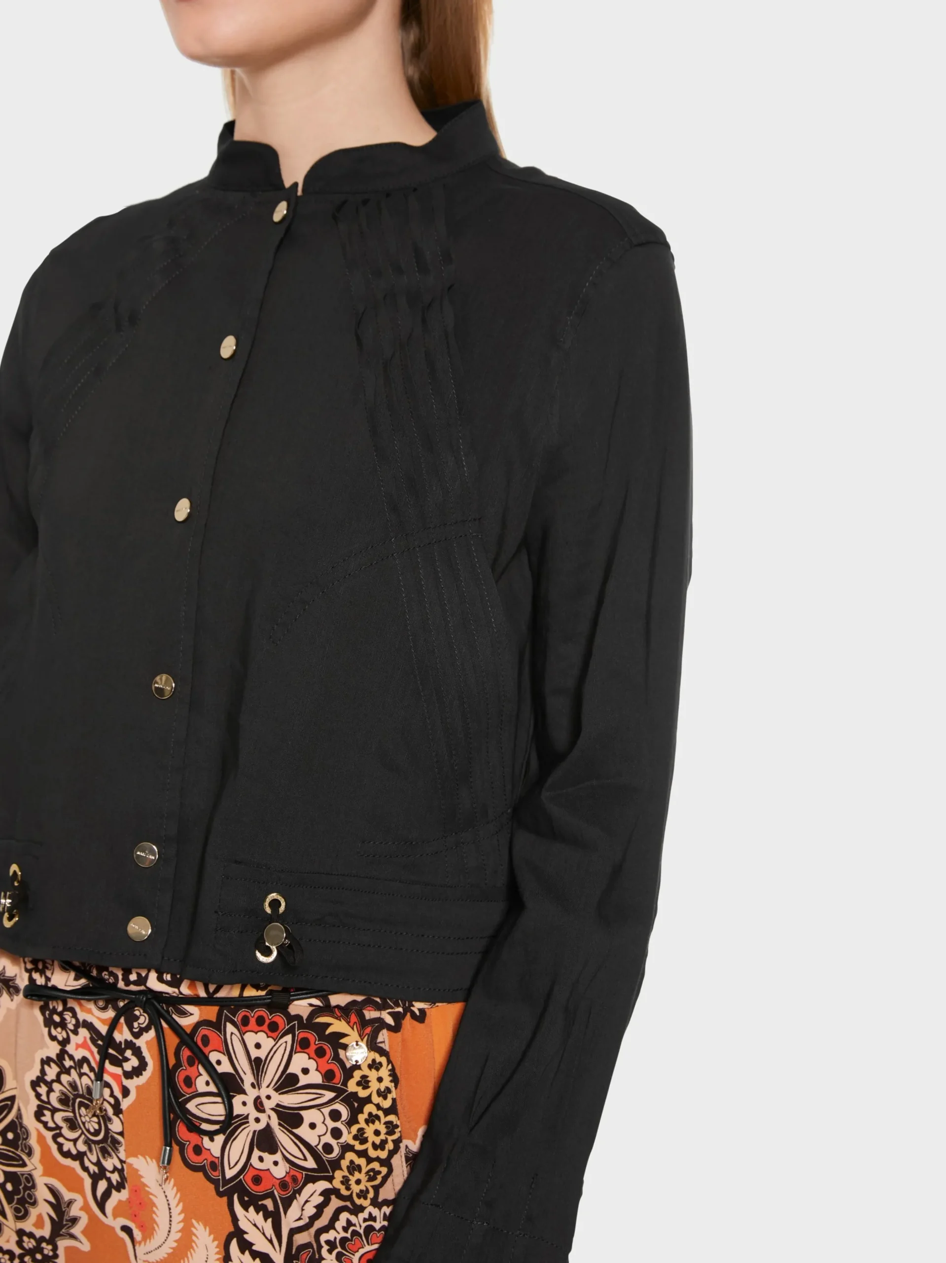 Marc Cain Jacken-KURZE JACKE MIT TAILORING-DETAILS black
