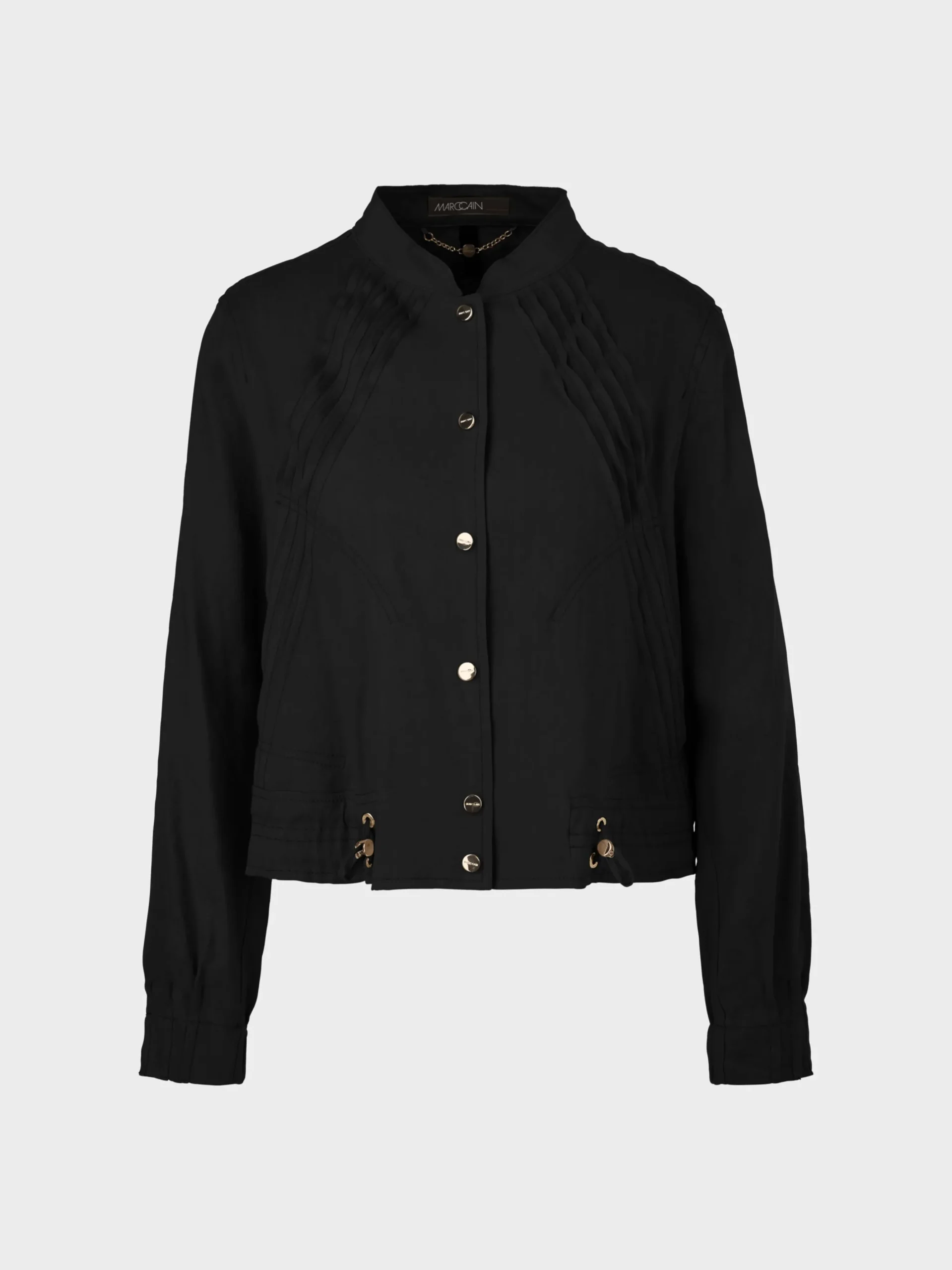 Marc Cain Jacken-KURZE JACKE MIT TAILORING-DETAILS black