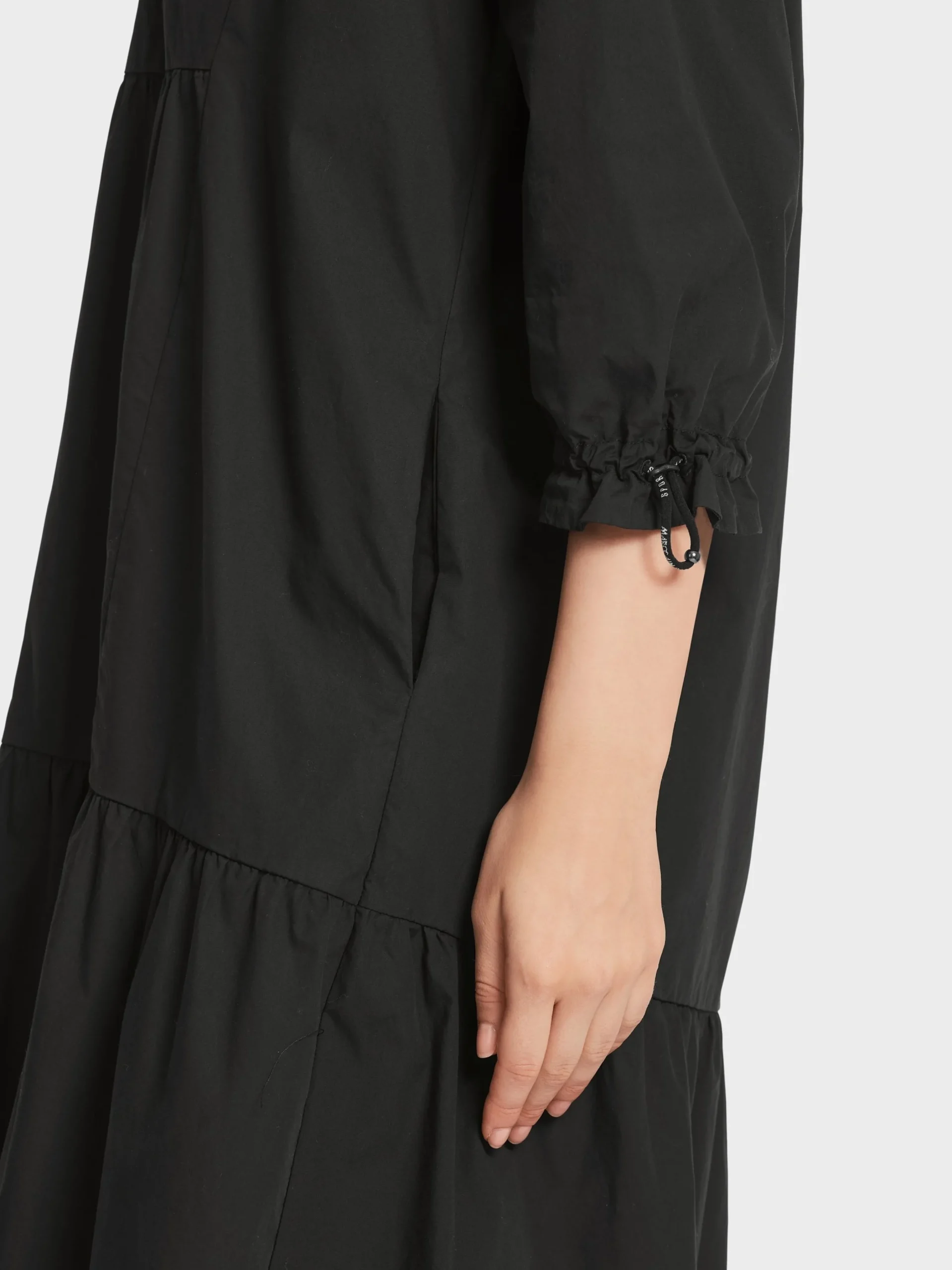 Marc Cain Kleider-KURZES STUFENKLEID "RETHINK TOGETHER" black