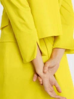 Marc Cain Jacken-KURZJACKE MIT ÄRMELSCHLITZEN bright sulphur