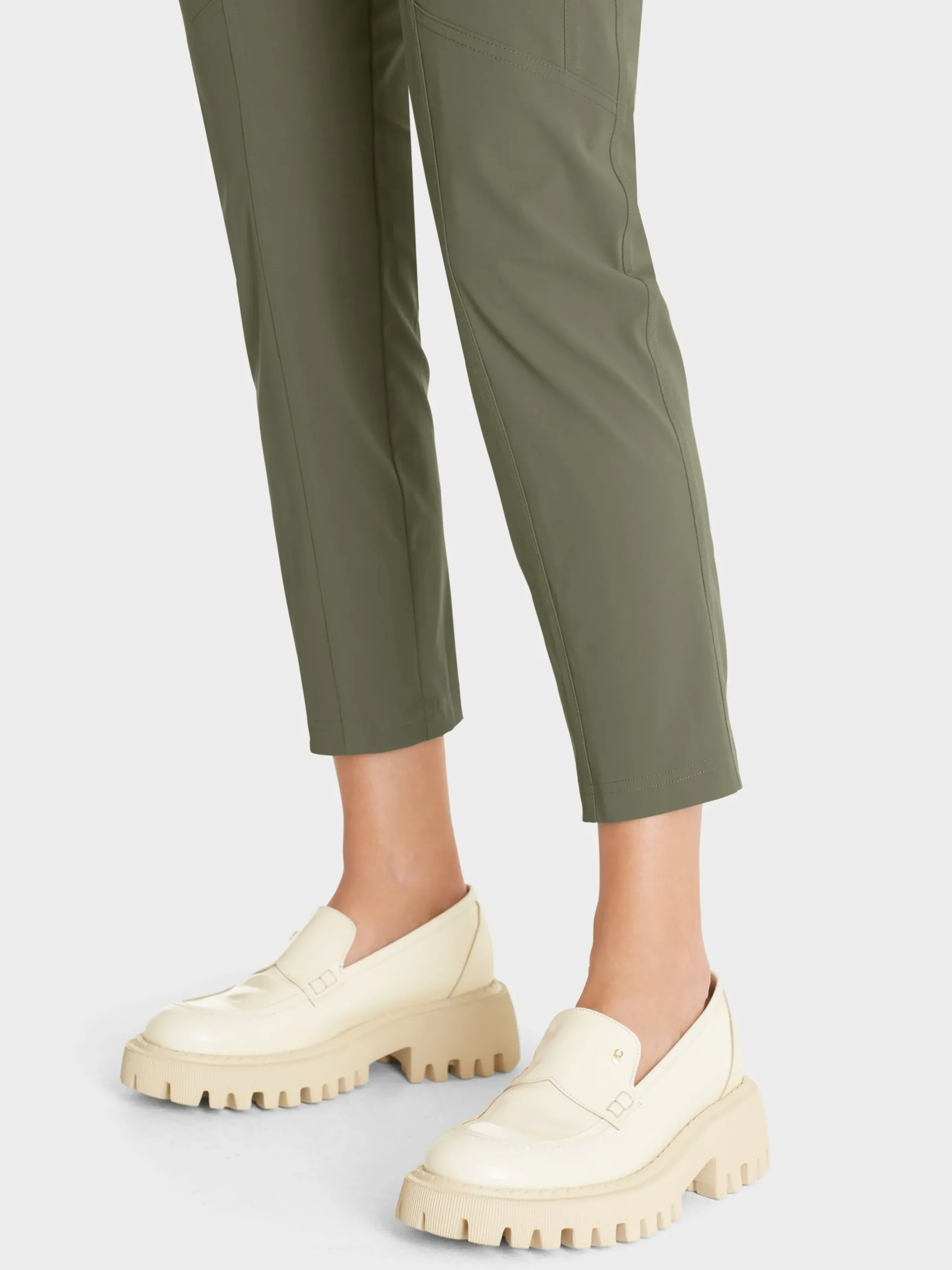 Marc Cain Hosen-7/8-LANGE HOSE RHODOS MIT JOGGINGBUND deep jungle
