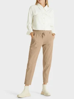 Marc Cain Hosen-7/8-LANGE HOSE RHODOS MIT JOGGINGBUND granola