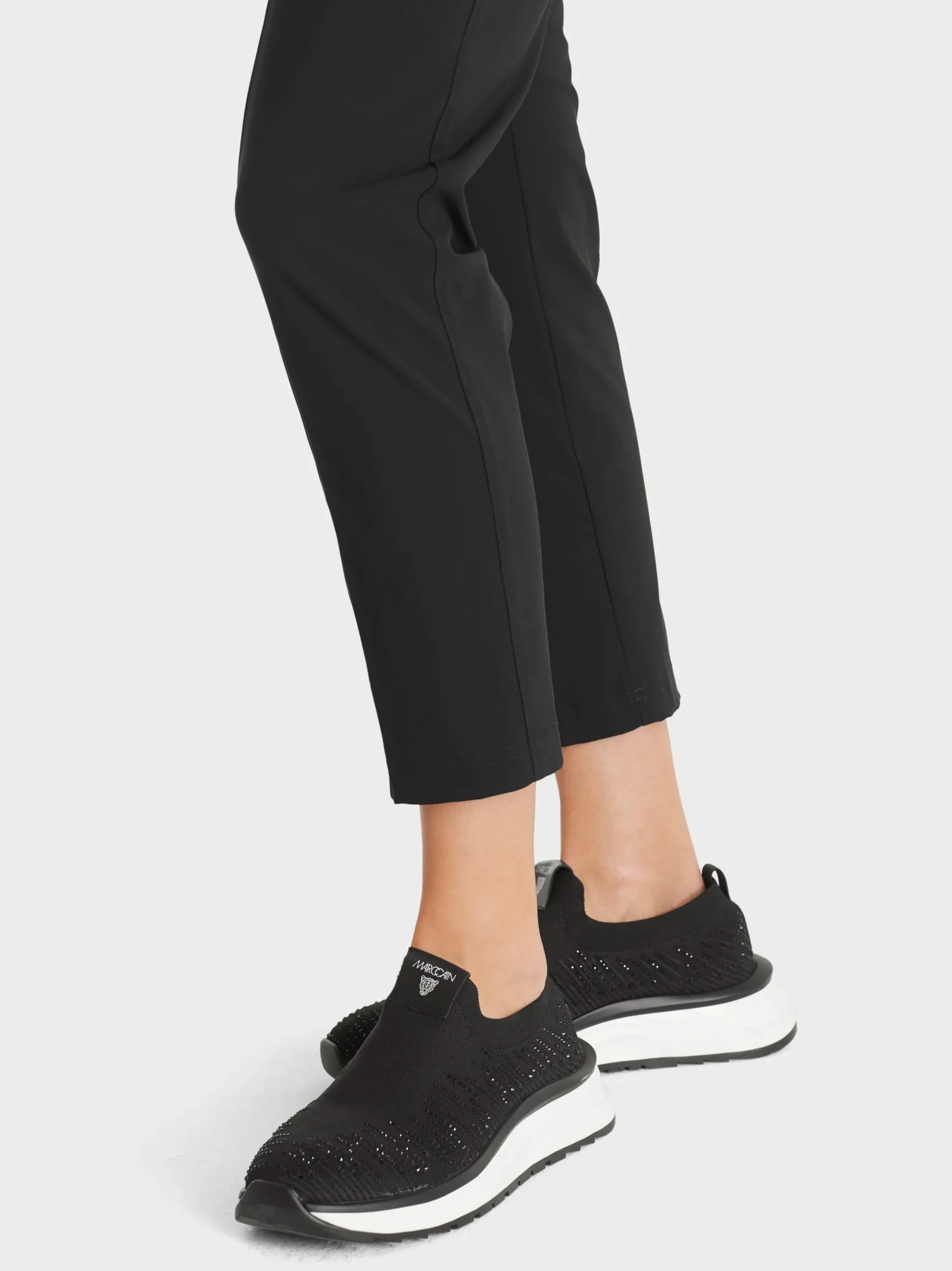 Marc Cain Hosen-7/8-LANGE HOSE RHODOS MIT JOGGINGBUND black