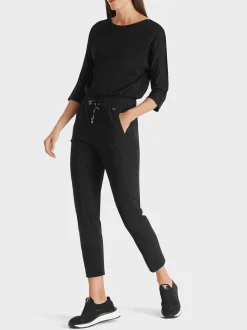 Marc Cain Hosen-7/8-LANGE HOSE RHODOS MIT JOGGINGBUND black