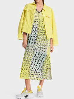 Marc Cain Kleider-LANGES, ÄRMELLOSES KLEID IN A-LINIE soft sage