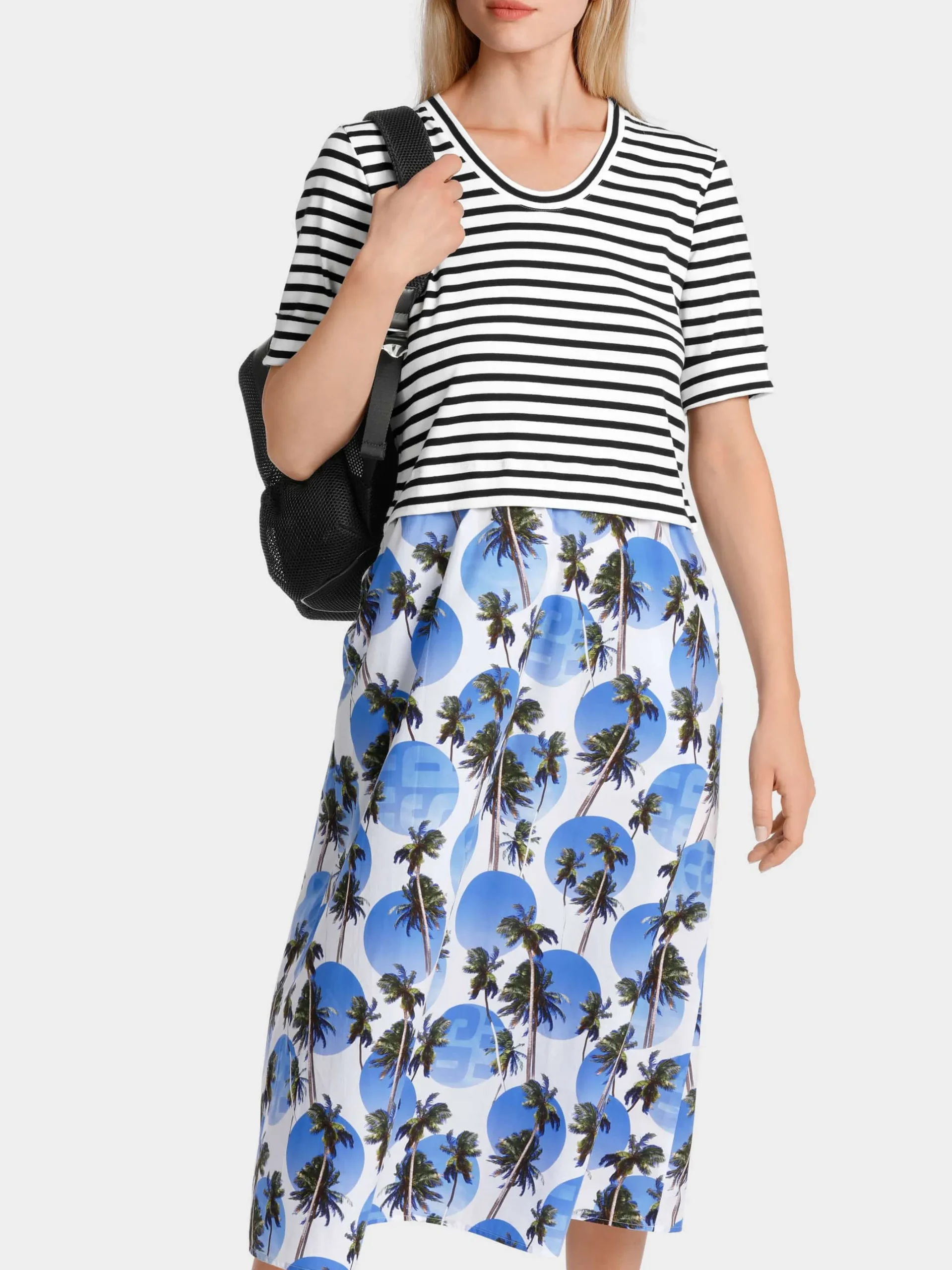Marc Cain Kleider-LANGES SOMMERKLEID bright azure