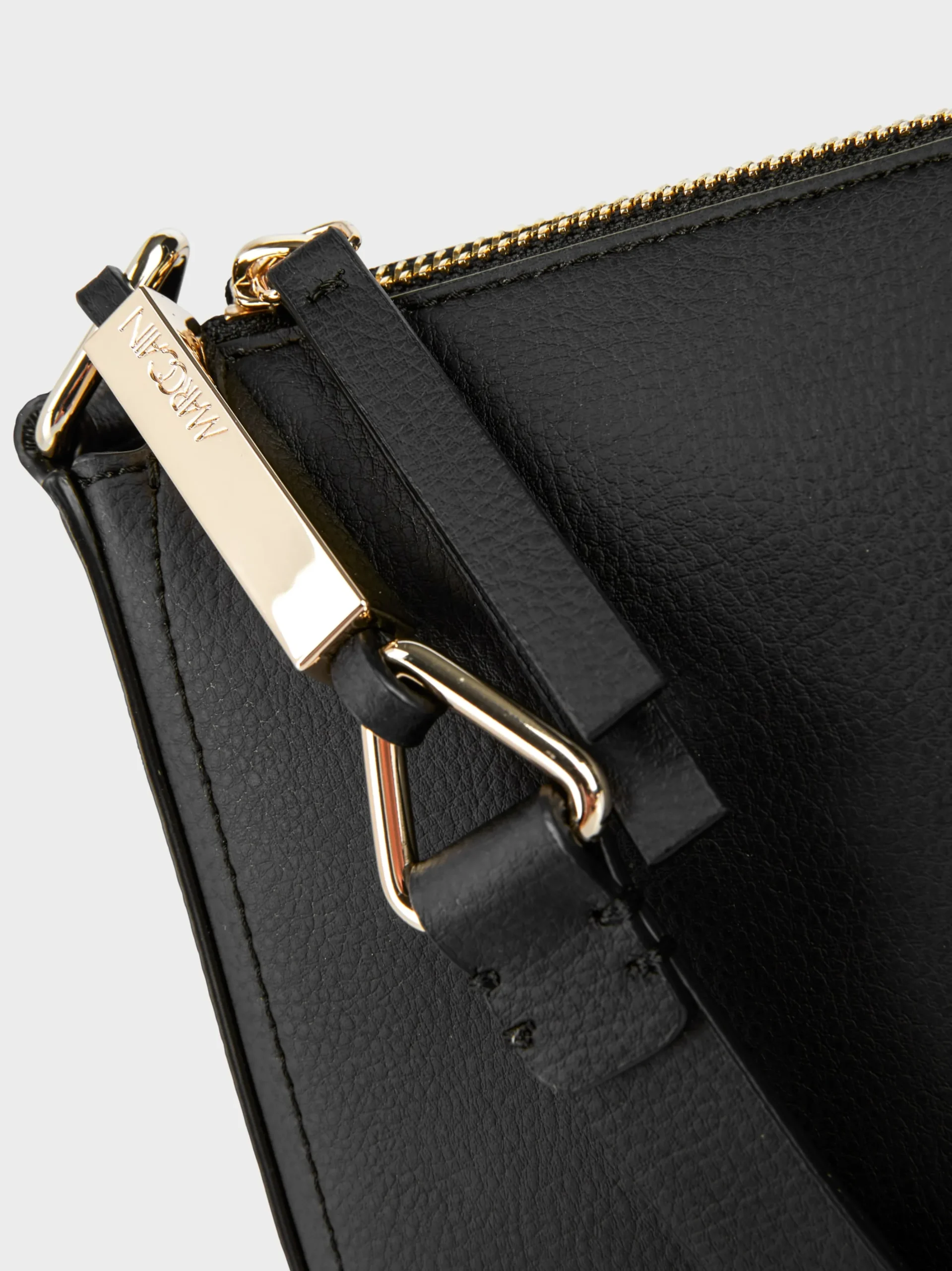 Marc Cain Taschen-LEDER-MINIBAG "RETHINK TOGETHER" black