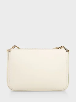 Marc Cain Taschen-LEDER-MINIBAG "RETHINK TOGETHER" smoke