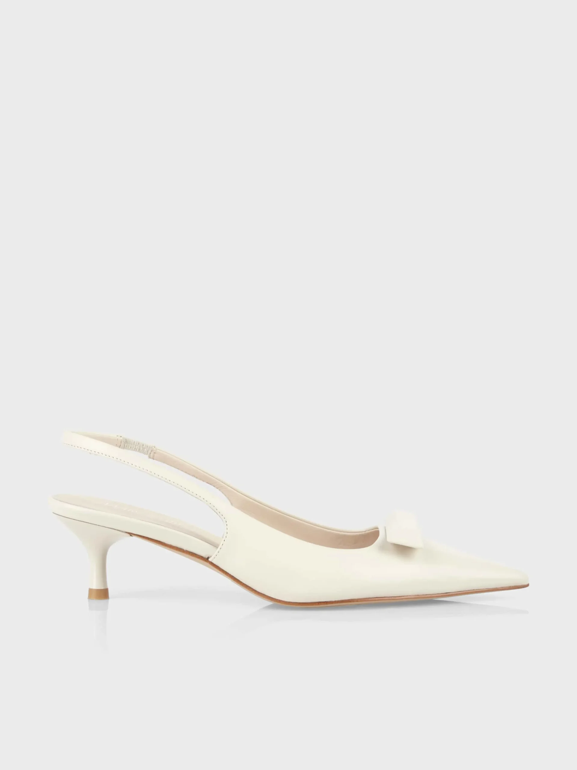 Marc Cain Schuhe-LEDERSLINGS IM FIFTIES STYLE off-white