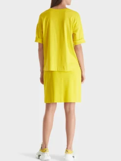Marc Cain Blusen & Tuniken|Shirts & Tops-LEGERES BLUSENSHIRT bright sulphur