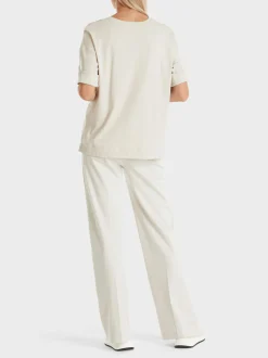 Marc Cain Blusen & Tuniken|Shirts & Tops-LEGERES BLUSENSHIRT smoke