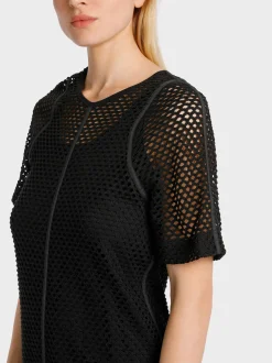 Marc Cain Kleider-LEGERES NETZKLEID black