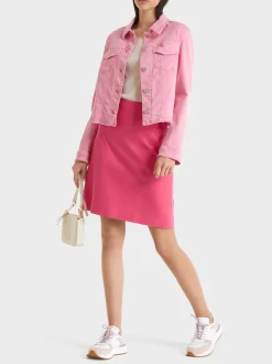 Marc Cain Röcke-LEICHT AUSGESTELLTER MINIROCK super pink