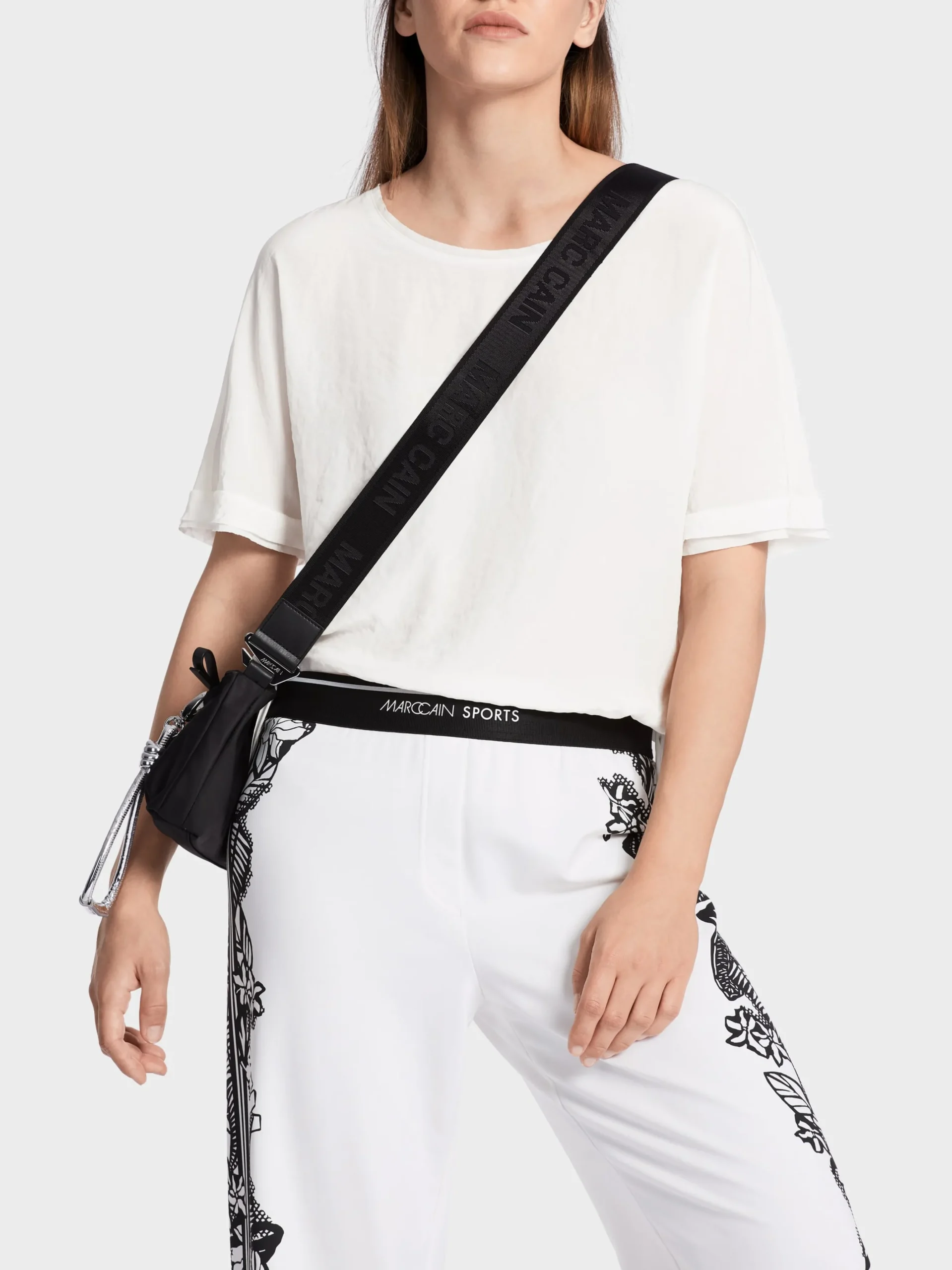Marc Cain Blusen & Tuniken-LEICHTE BLUSE MIT KIMONO-ÄRMEL off-white