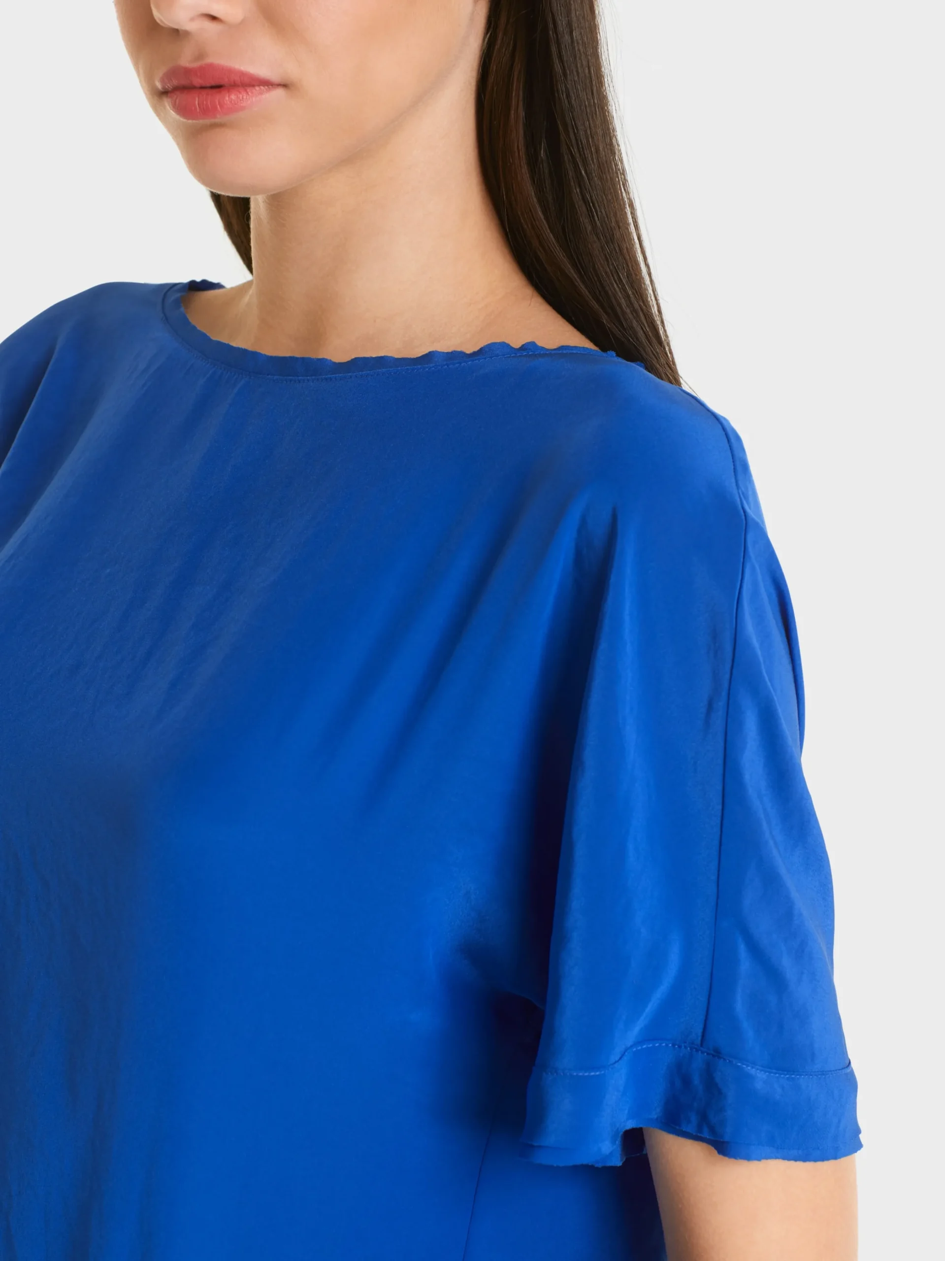 Marc Cain Blusen & Tuniken-LEICHTE BLUSE MIT KIMONO-ÄRMEL bright royal blue