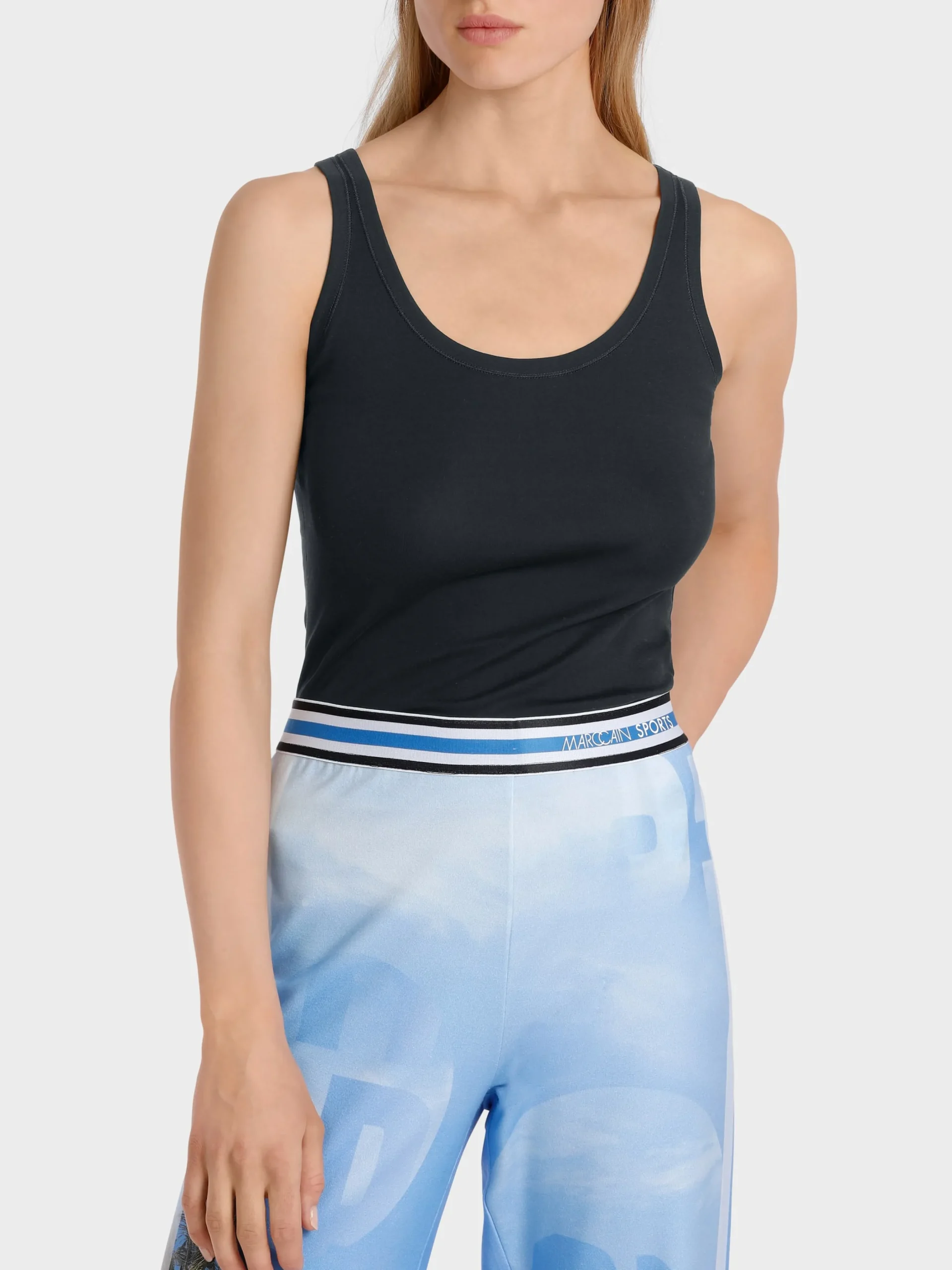 Marc Cain Shirts & Tops-LEICHTES, ÄRMELLOSES TOP midnight blue
