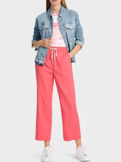 Marc Cain Hosen|Hosenanzüge-LEINENHOSE MODELL WUSU light neon red