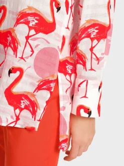 Marc Cain Blusen & Tuniken-LÄSSIGE HEMDBLUSE AUS BAUMWOLLE lip gloss