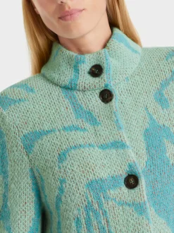 Marc Cain Mäntel & Outdoorjacken|Strick-MANTEL KNITTED IN GERMANY soft malachite