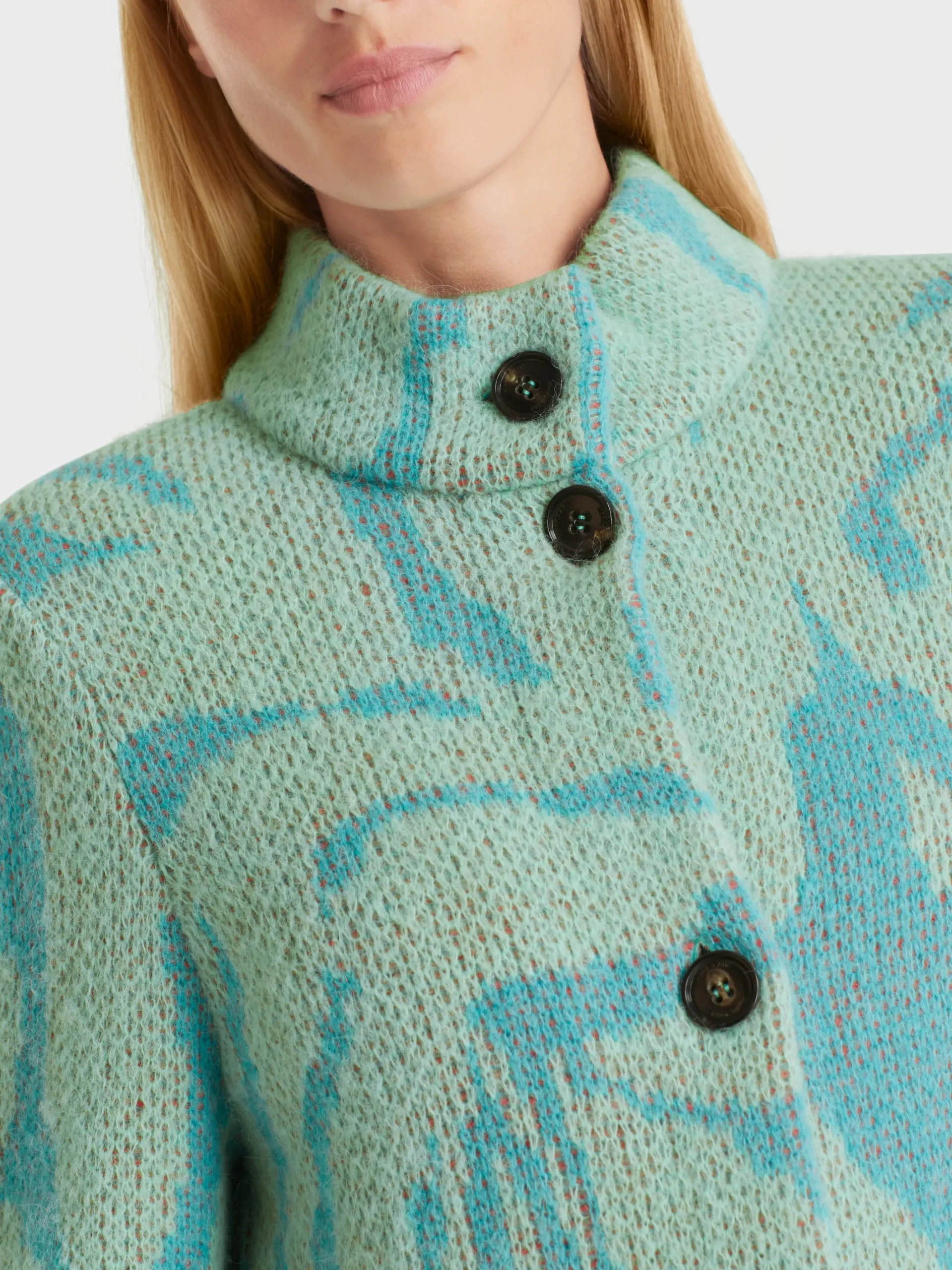Marc Cain Mäntel & Outdoorjacken|Strick-MANTEL KNITTED IN GERMANY soft malachite