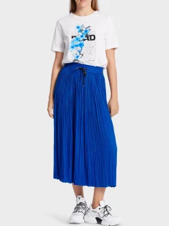 Marc Cain Röcke-MIDILANGER ROCK MIT PLISSEE bright royal blue