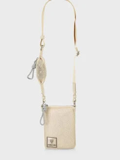 Marc Cain Taschen-MINI-BAG AUS MESH soft moon rock