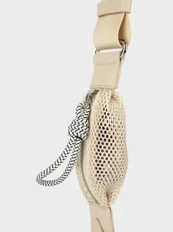 Marc Cain Taschen-MINI-BAG AUS MESH soft moon rock