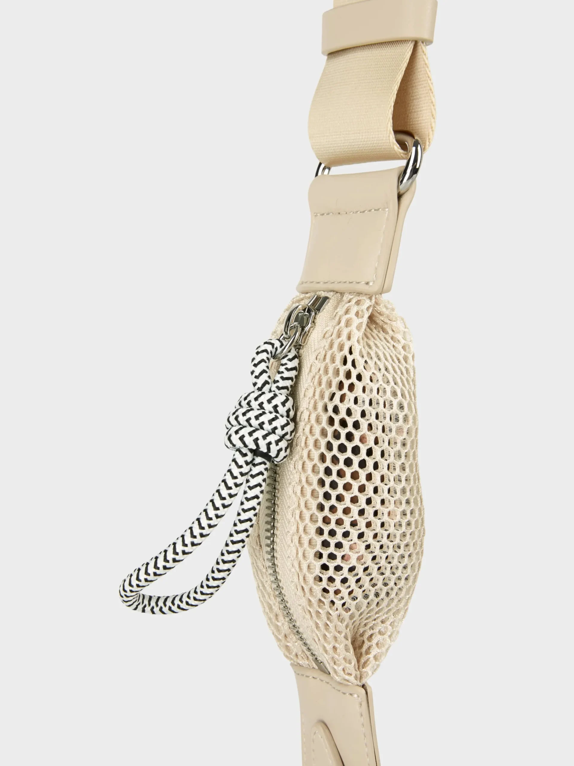 Marc Cain Taschen-MINI-BAG AUS MESH soft moon rock