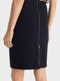 Marc Cain Röcke-MINIROCK MIT COOLEM ZIPPDETAIL midnight blue