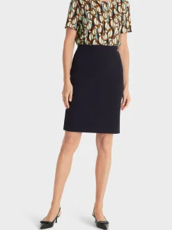Marc Cain Röcke-MINIROCK MIT COOLEM ZIPPDETAIL midnight blue