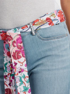 Marc Cain Jeans-MODELL FARO MIT SEITENSCHLITZEN baby blue
