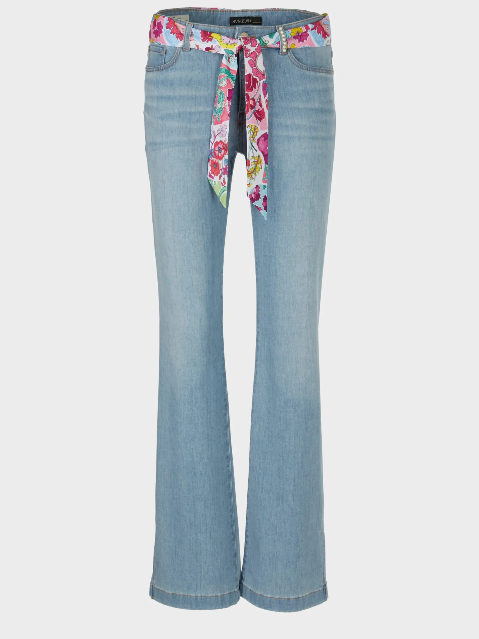 Marc Cain Jeans-MODELL FARO MIT SEITENSCHLITZEN baby blue