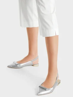 Marc Cain Hosen-MODELL FATSA – CAPRIHOSE MIT BÜGELFALTE white