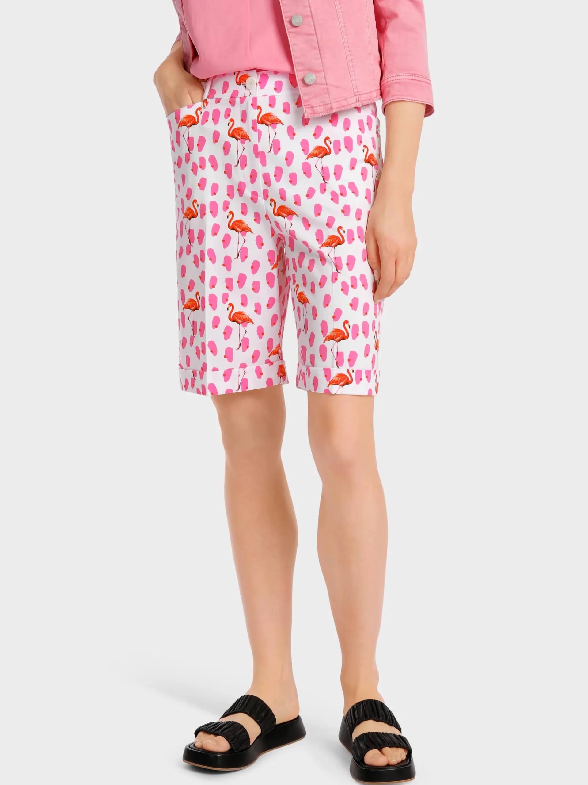 Marc Cain Hosen-MODELL FINIKE – SHORTS MIT ALLOVERPRINT lip gloss