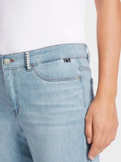 Marc Cain Jeans-MODELL FORLI MIT PERLEN-DETAIL baby blue