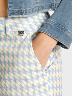 Marc Cain Hosen-MODELL FRANCA – HOSE MIT GRAFIKDESSIN soft summer sky