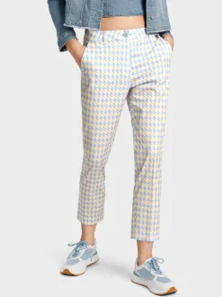 Marc Cain Hosen-MODELL FRANCA – HOSE MIT GRAFIKDESSIN soft summer sky