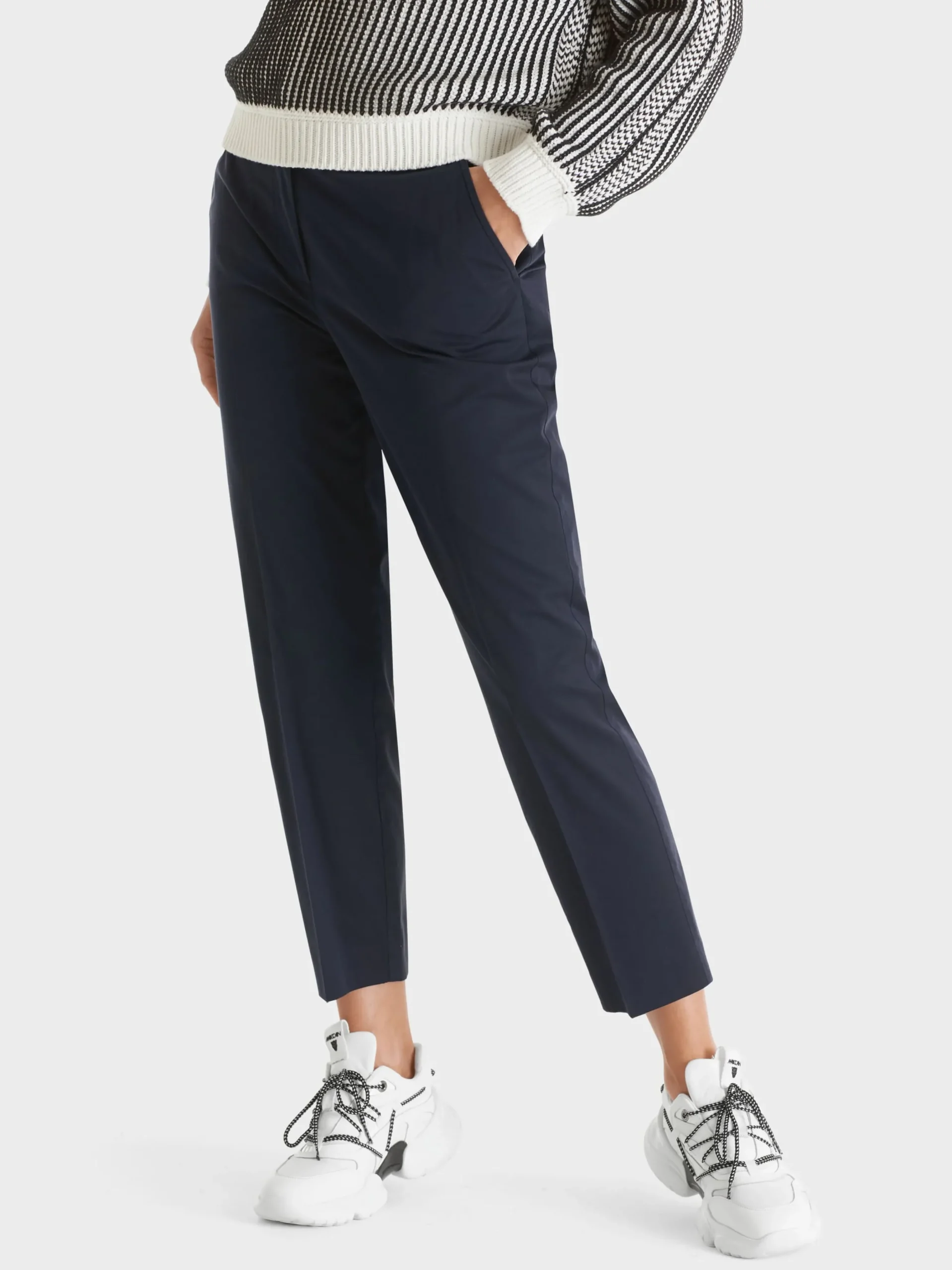 Marc Cain Hosen-MODELL FRANCA AUS LIGHT COTTON navy