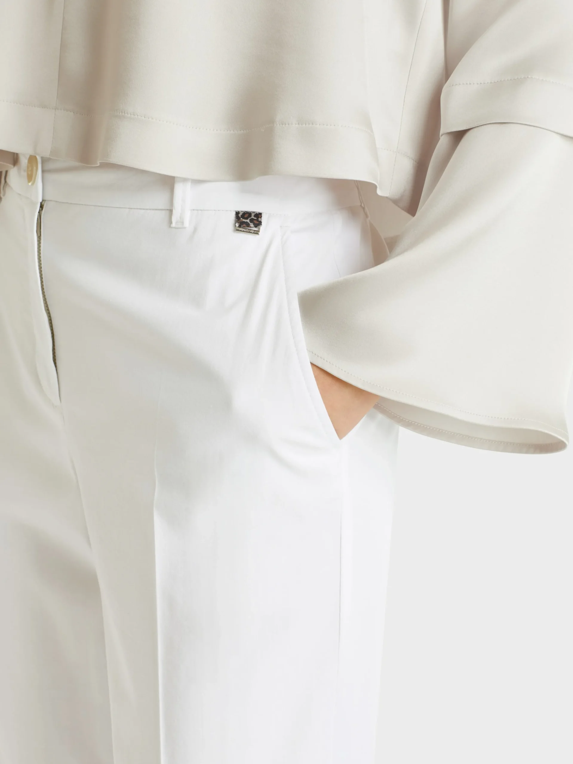Marc Cain Hosen-MODELL FRANCA AUS LIGHT COTTON white