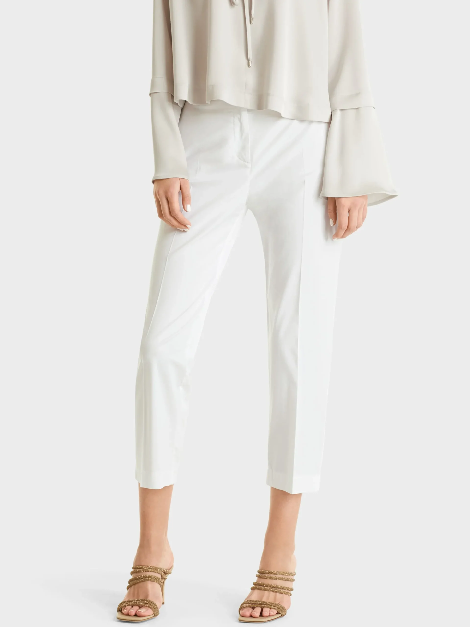 Marc Cain Hosen-MODELL FRANCA AUS LIGHT COTTON white