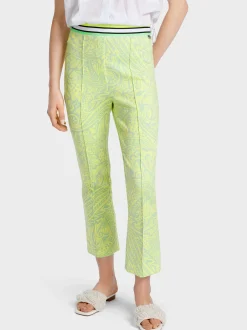 Marc Cain Hosen-MODELL FREDERICA – HOSE IN PAISLEY-PRINT soft pistachio