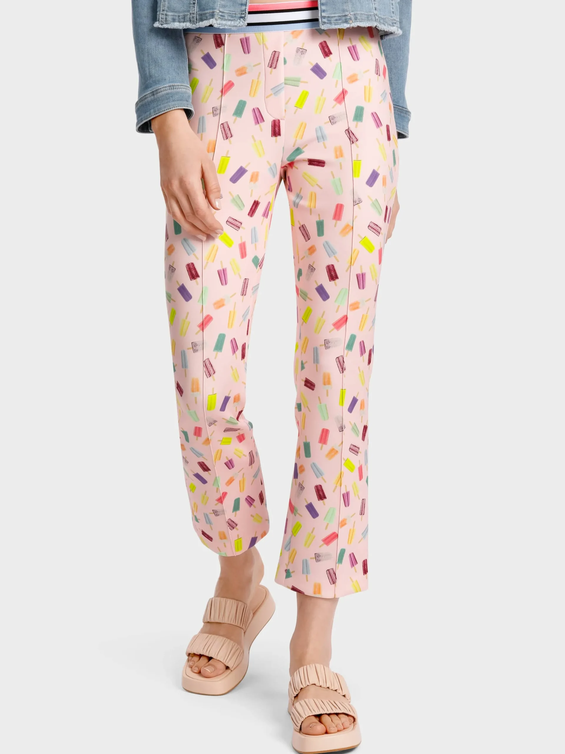 Marc Cain Hosen-MODELL FREDERICA MIT EIS-AM-STIEL-DESSIN soft pink
