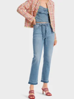 Marc Cain Jeans-MODELL FYLI JEANS “RETHINK TOGETHER” baby blue